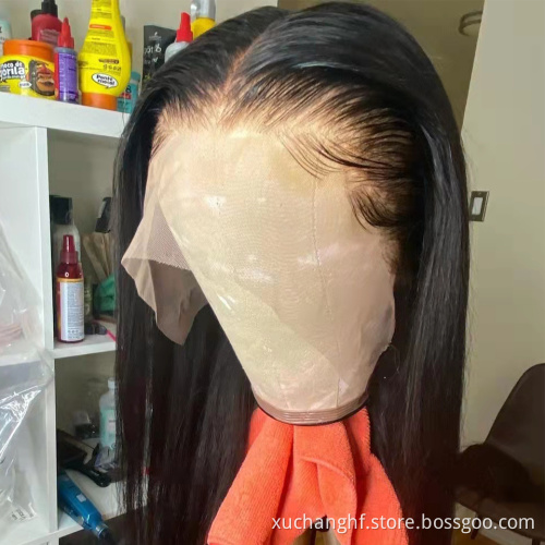 Wholesale Prices Brazilian Wigs Human Hair Lace Front 13X4 HD Transparent 100% Virgin Human Hair glueless full hd lace wig